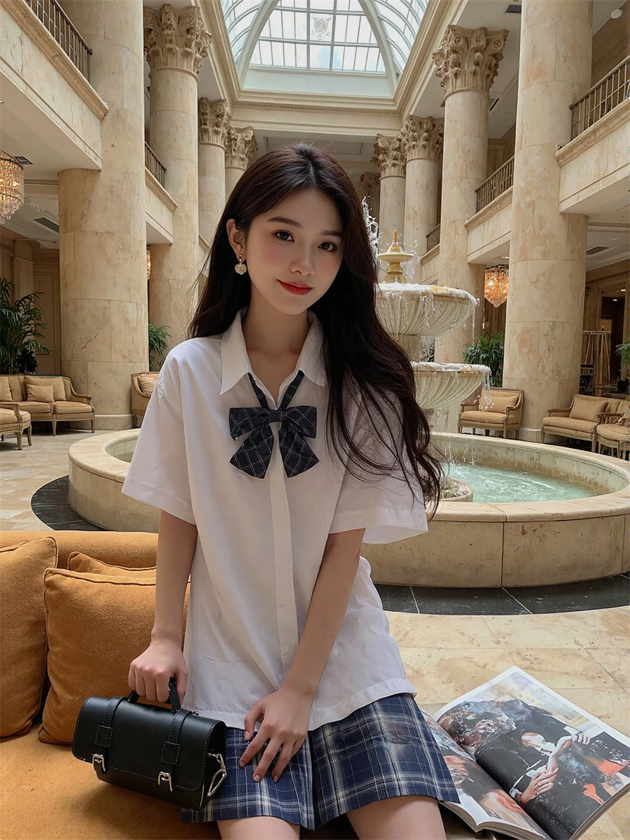 Summer Clothing Trends 2025 - Kurzarm-Hemden im koreanischen Stil, lang, für