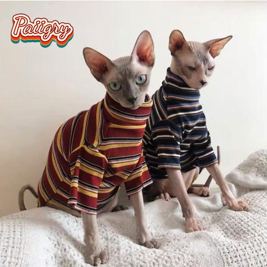 Summer Clothing Must Haves - High Cold Retro-Style Katzen-T-Shirt, Trendige Mode