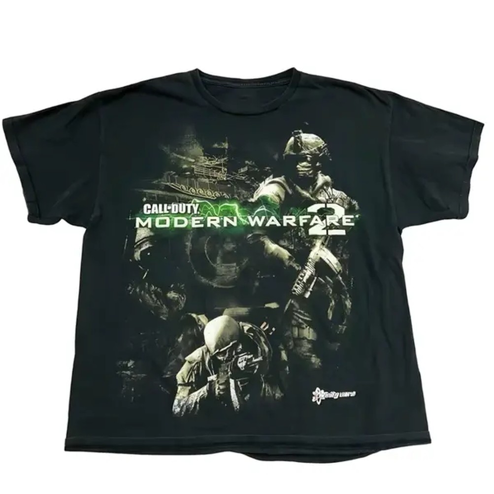 Summer Grunge Clothing - Modern Warfare 2 T-Shirt, COD Game