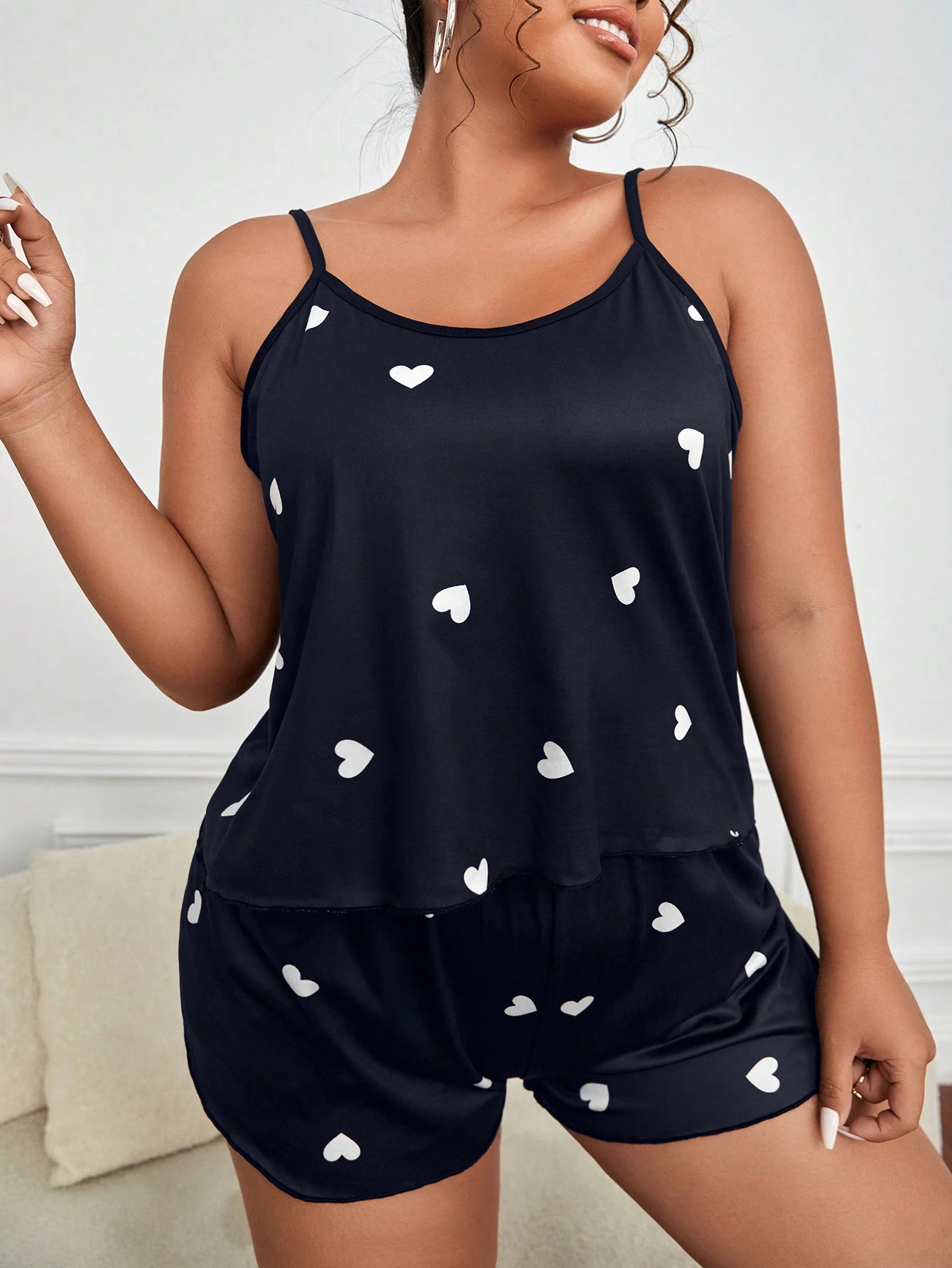 Summer Alt Clothing - 2-teiliges Pyjama-Set für Damen, Nachtwäsche, Crop-Tops