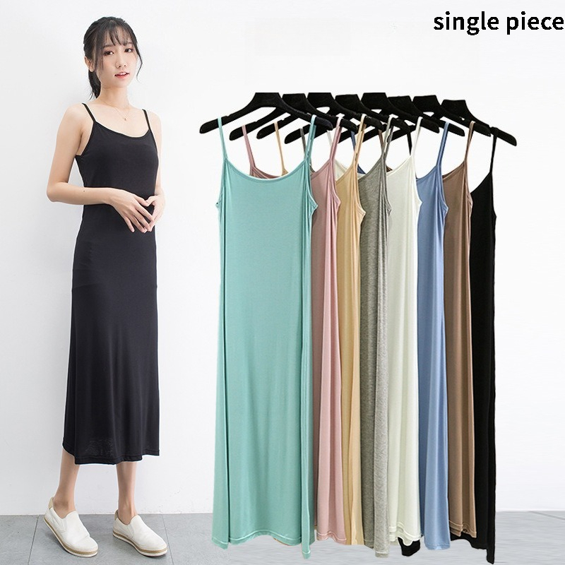 Summer Clothing Elegant - Modales Camisole-Kleid für Damen, Sommerkleidung, Anti-Durchsichtiges