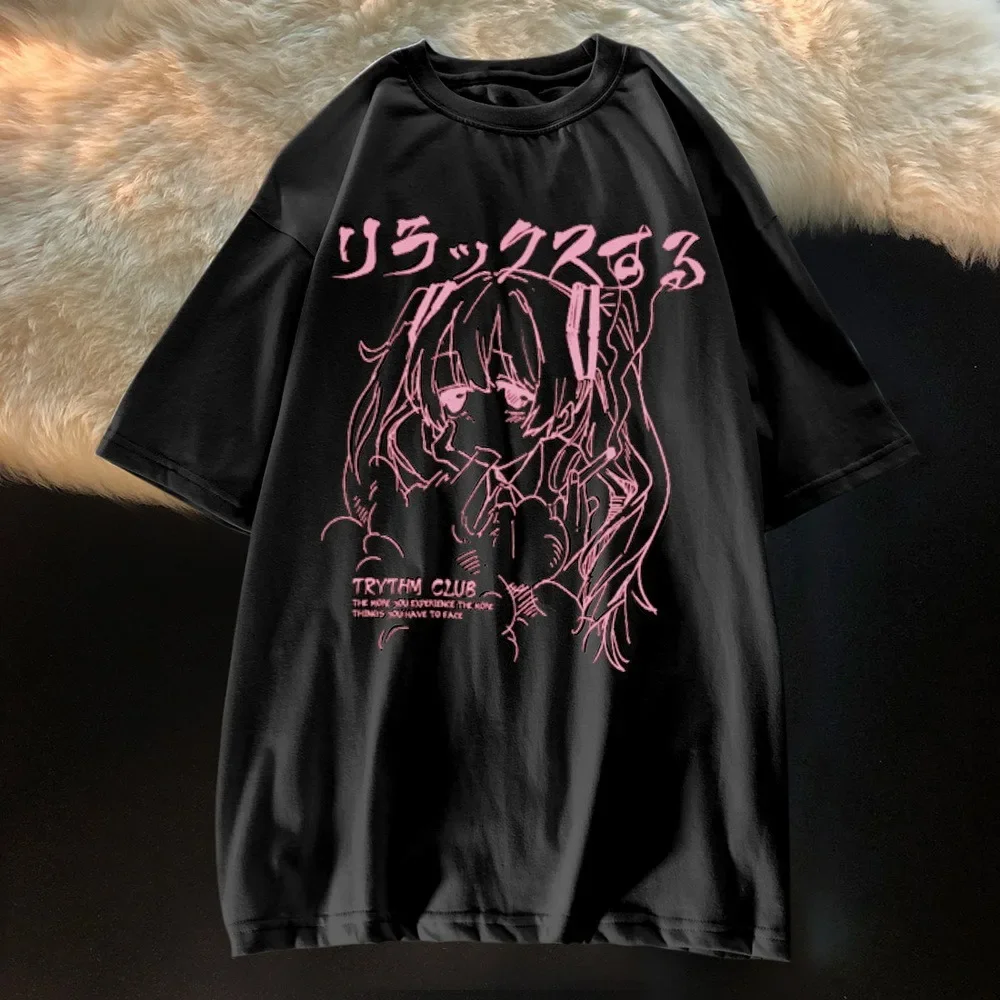 Summer Grunge Clothing - Y2k Japanische Harajuku Kawaii T-Shirts Anime-Print