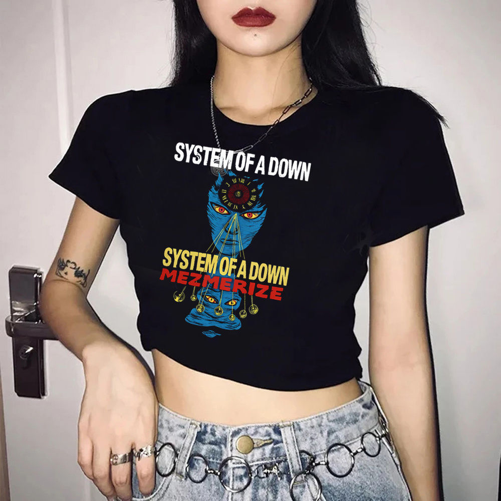 System of a Down Crop-Top, kur – Summer Grunge Clothing Bewertung und Preis