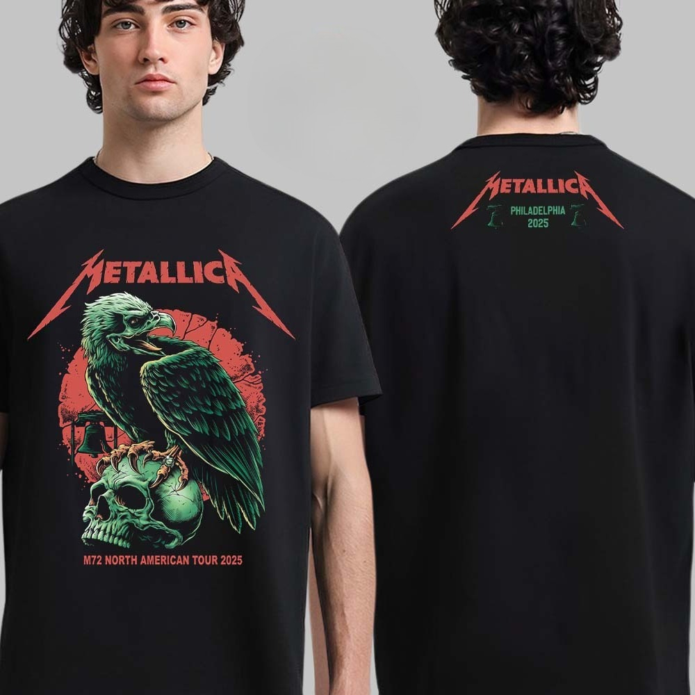Metallica M72 Welttournee Rück – Summer Clothing Europe Bewertung und Preis