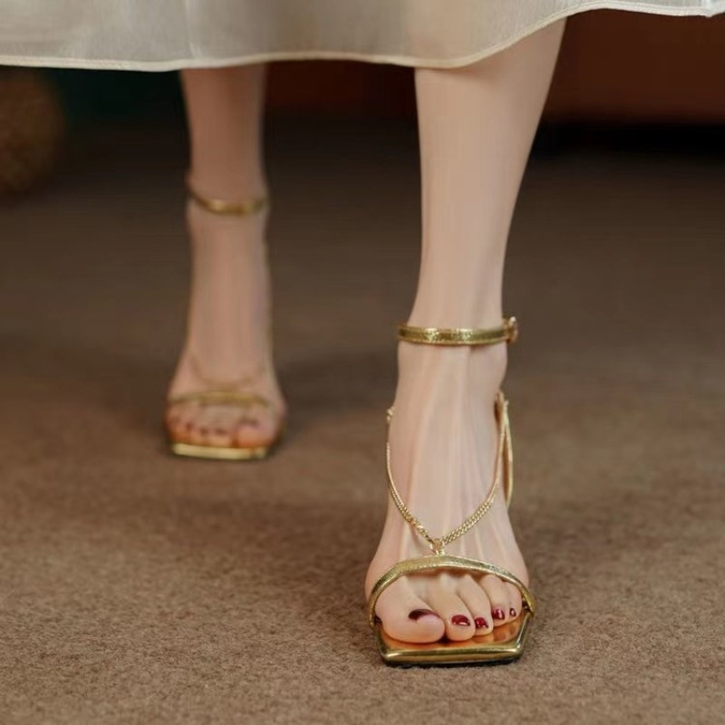 Neue Sommer-Mode Eckige Zehenp – Summer Clothing Elegant Bewertung und Preis