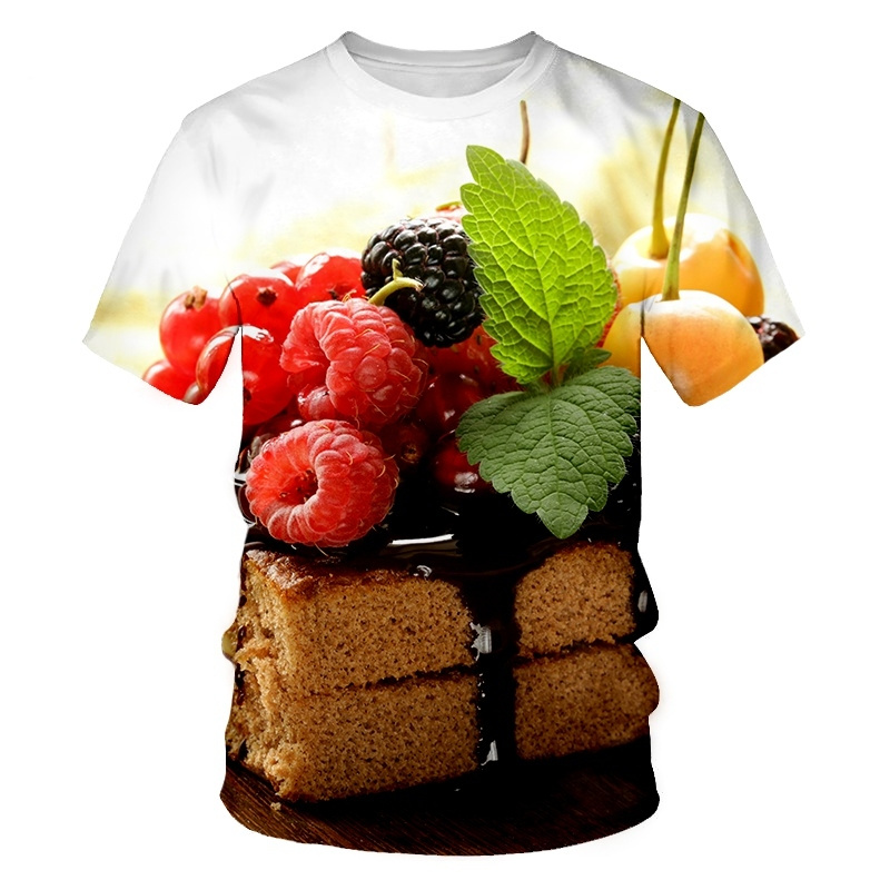 Kreative Lebensmittel Muster T – Summer Clothing In French Bewertung und Preis