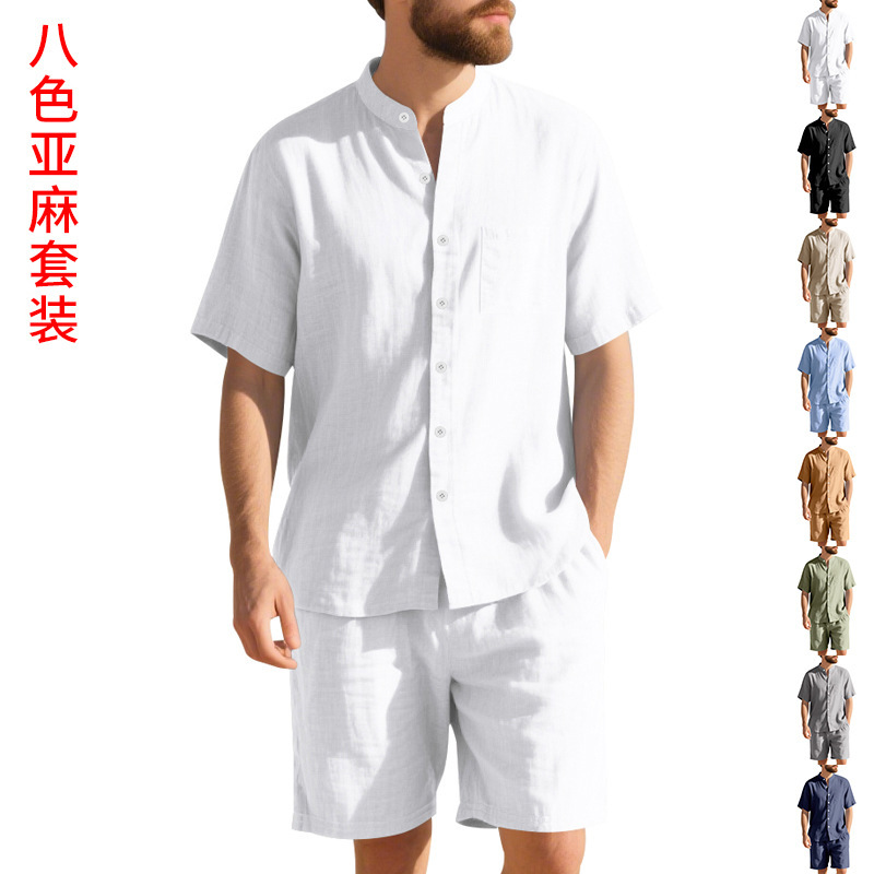 Sommer Herren Leinenanzug im L – Summer Clothing For A Beach Bewertung und Preis