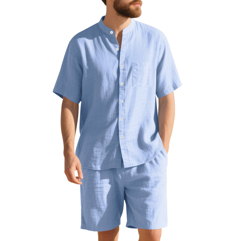 Sommer Herren Leinenanzug im L – Summer Clothing For A Beach Bewertung und Preis