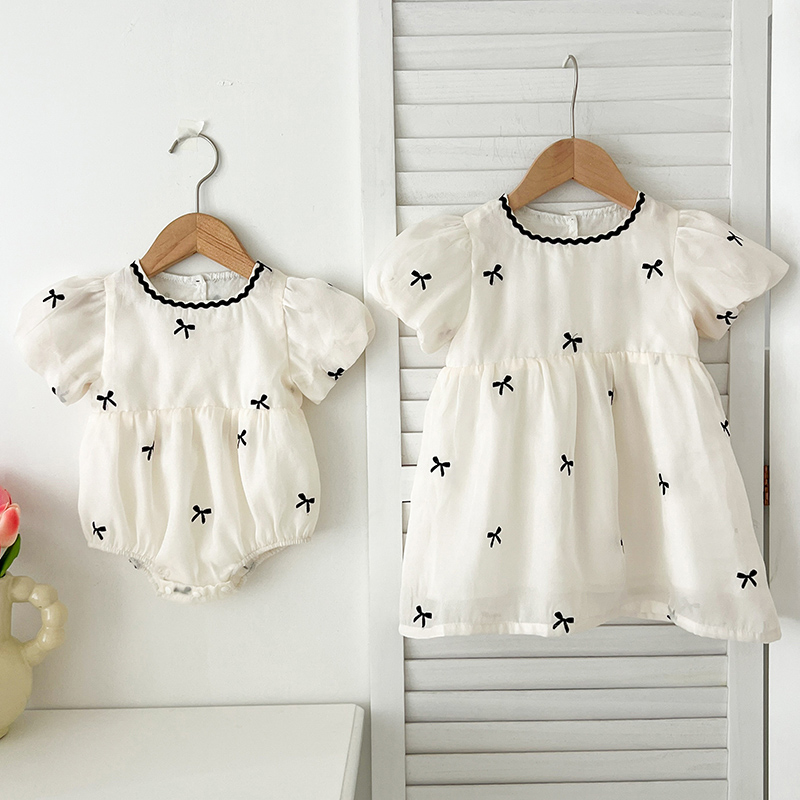 Kinder Schwestern Kleidung Som – Summer Gauze Clothing Bewertung und Preis