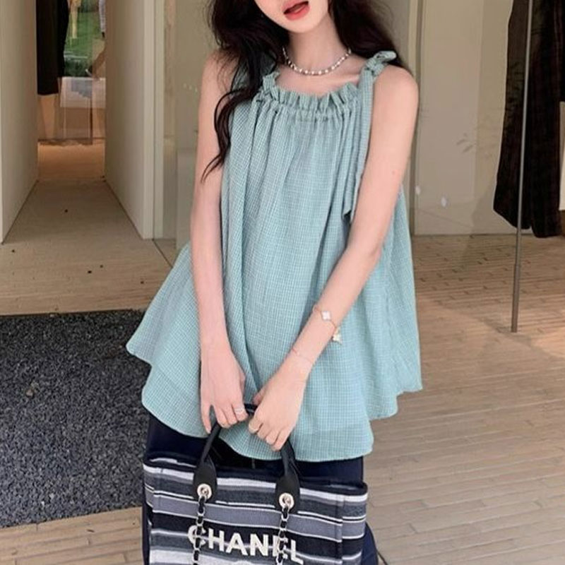 Französischer Stil Neckholder  – Summer Clothing In French Bewertung und Preis
