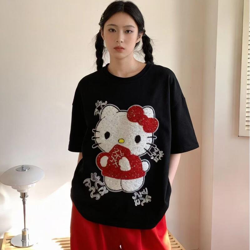 Niedliches Kurzarm-T-Shirt mit – Summer Clothing Petite Bewertung und Preis