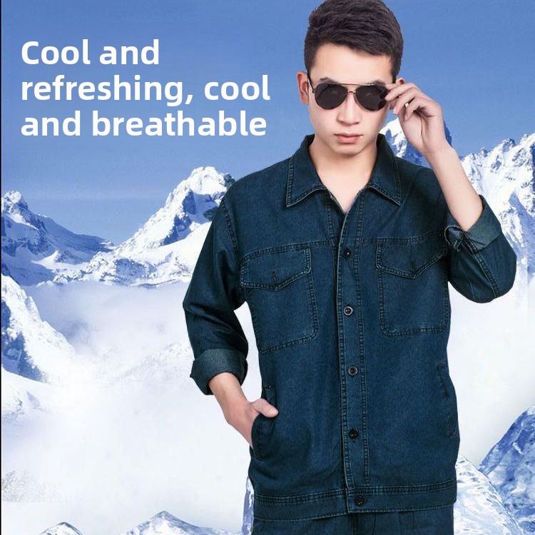 Leichtes Sommer-Denim-Arbeitsk – Summer Clothing Long Sleeve Bewertung und Preis