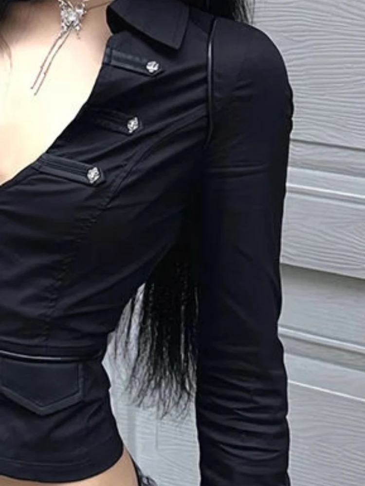 Y2k Ästhetische Frauen Sexy Bl – Summer Grunge Clothing Bewertung und Preis