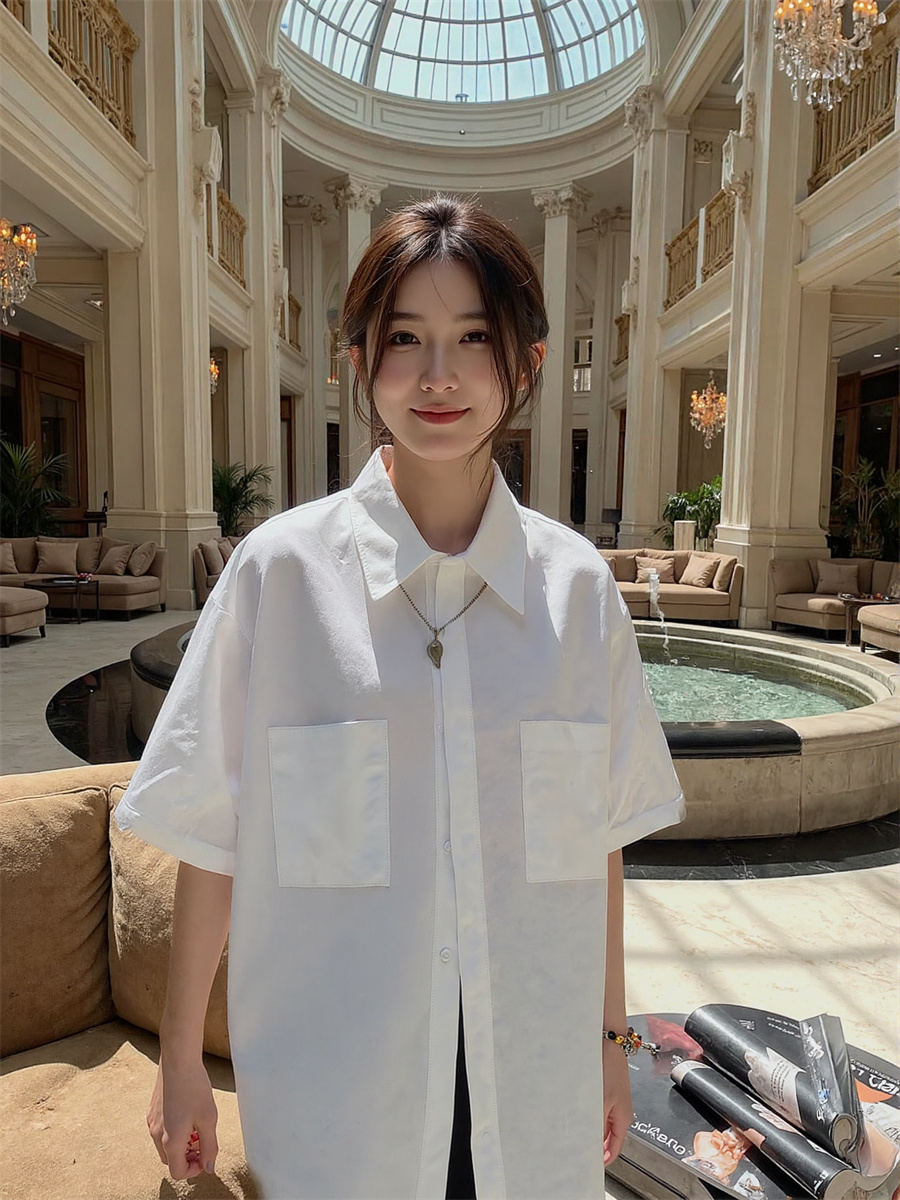 Kurzarm-Hemden im koreanischen – Summer Clothing Trends 2025 Bewertung und Preis