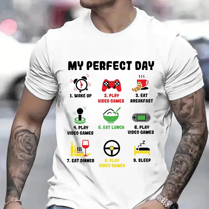 Herren-T-Shirt „My Perfect Day – Summer Games Clothing Bewertung und Preis