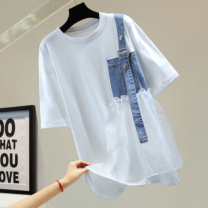 Streetwear stilvolle asymmetri – Summer Gauze Clothing Bewertung und Preis