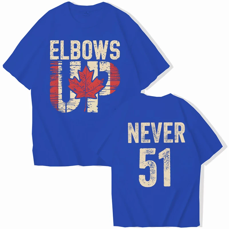 Retro Elbows Up Never 51 Kanad – Summer Clothing Women Canada Bewertung und Preis