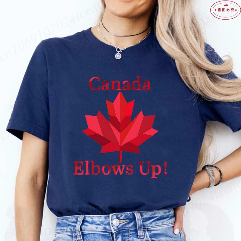 Elbows Up Kanada Frauen T-shir – Summer Clothing Women Canada Bewertung und Preis