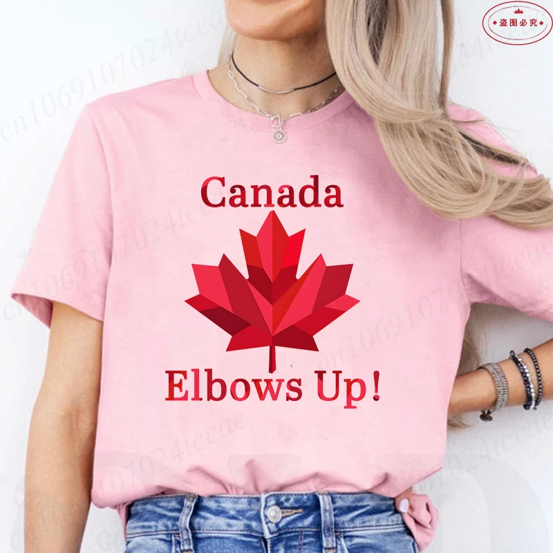 Elbows Up Kanada Frauen T-shir – Summer Clothing Women Canada Bewertung und Preis