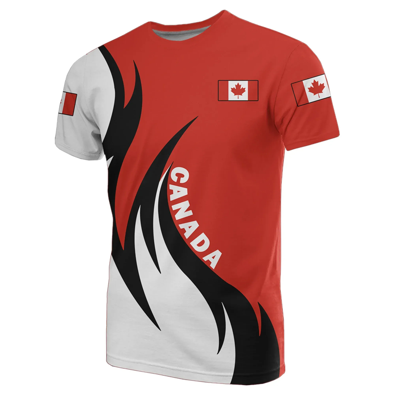 Kanada Tag T-Shirt kanadische  – Summer Clothing Women Canada Bewertung und Preis