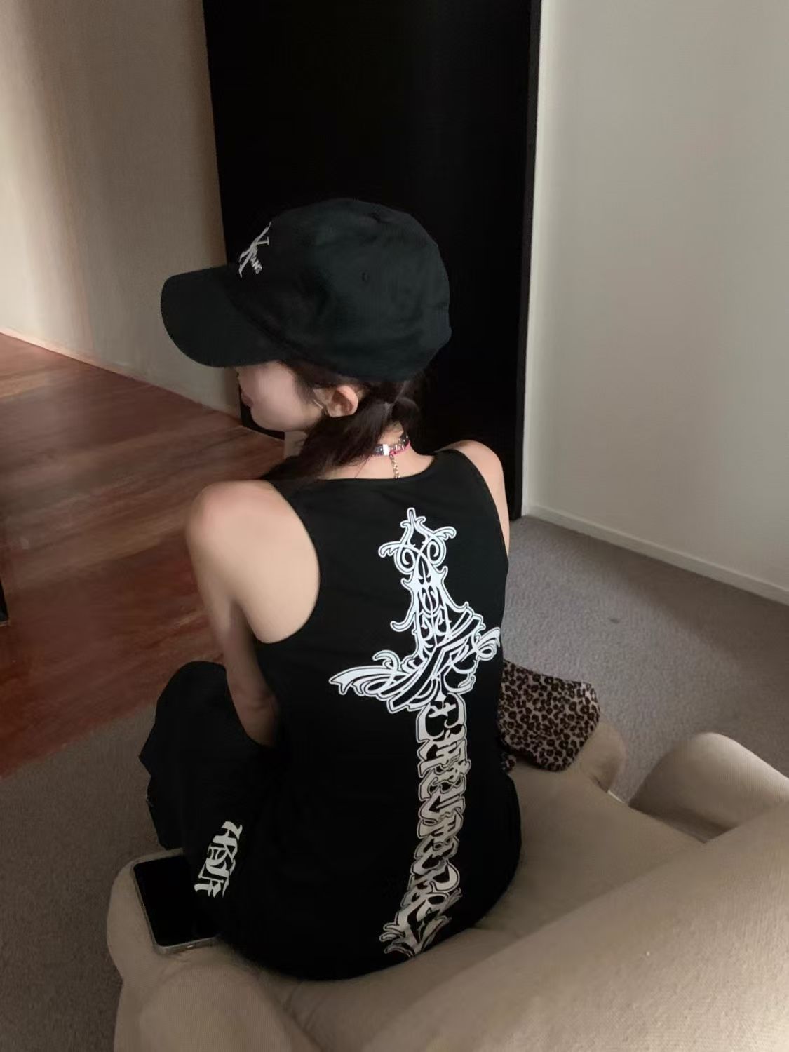 Bedrucktes Gothic Harajuku Ärm – Summer Goth Clothing Bewertung und Preis