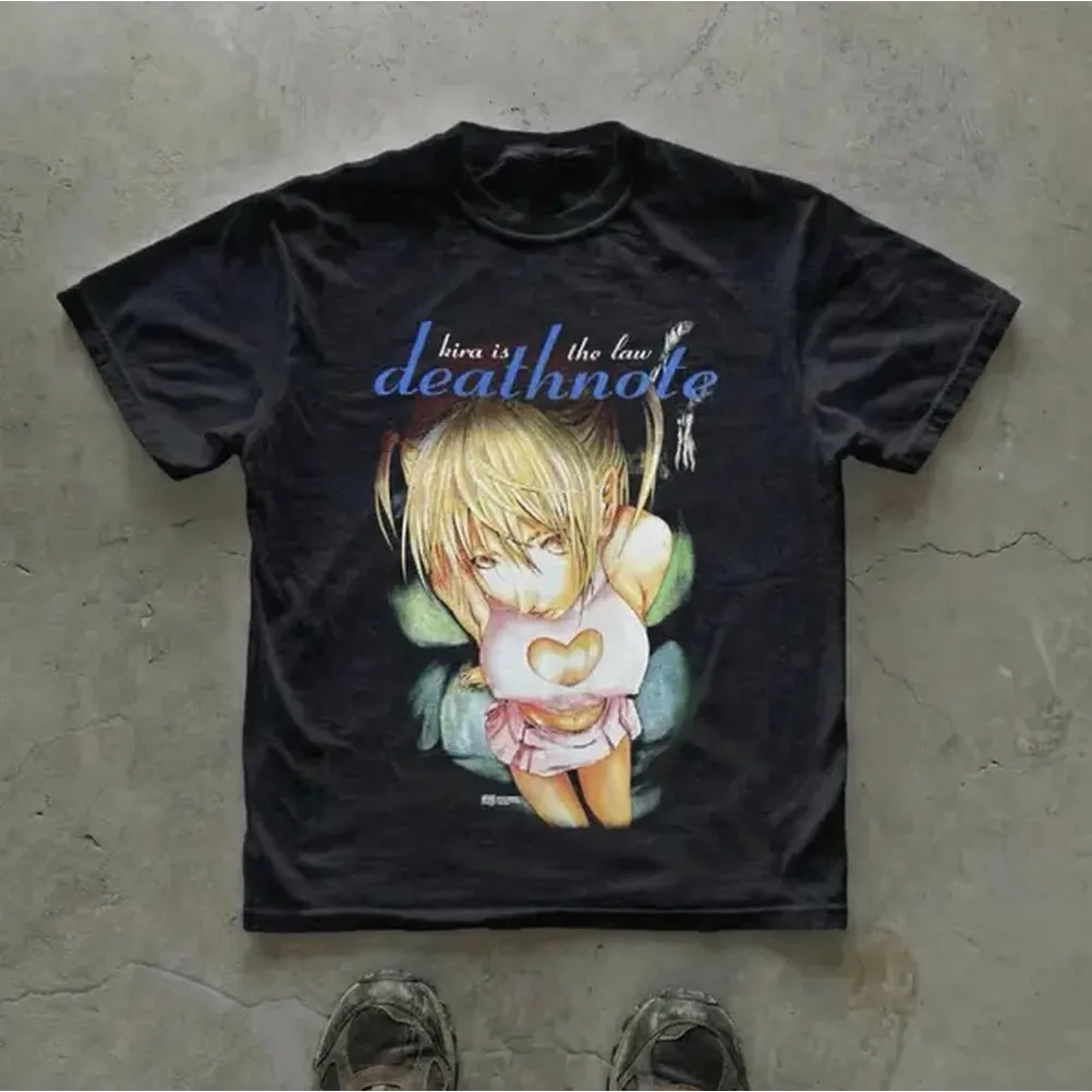 Misa Is The Law T-Shirt, Death – Summer Grunge Clothing Bewertung und Preis