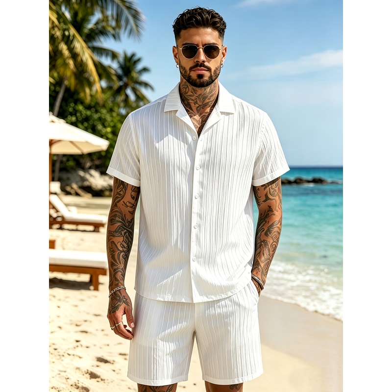 2-teiliges Sommer-Freizeitanzu – Summer Clothing For A Beach Bewertung und Preis