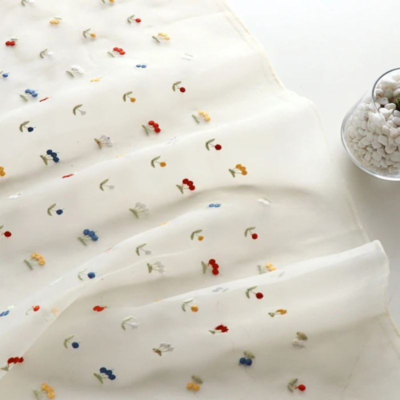 145 x 50 cm weißer Obst-Sticke – Summer Gauze Clothing Bewertung und Preis
