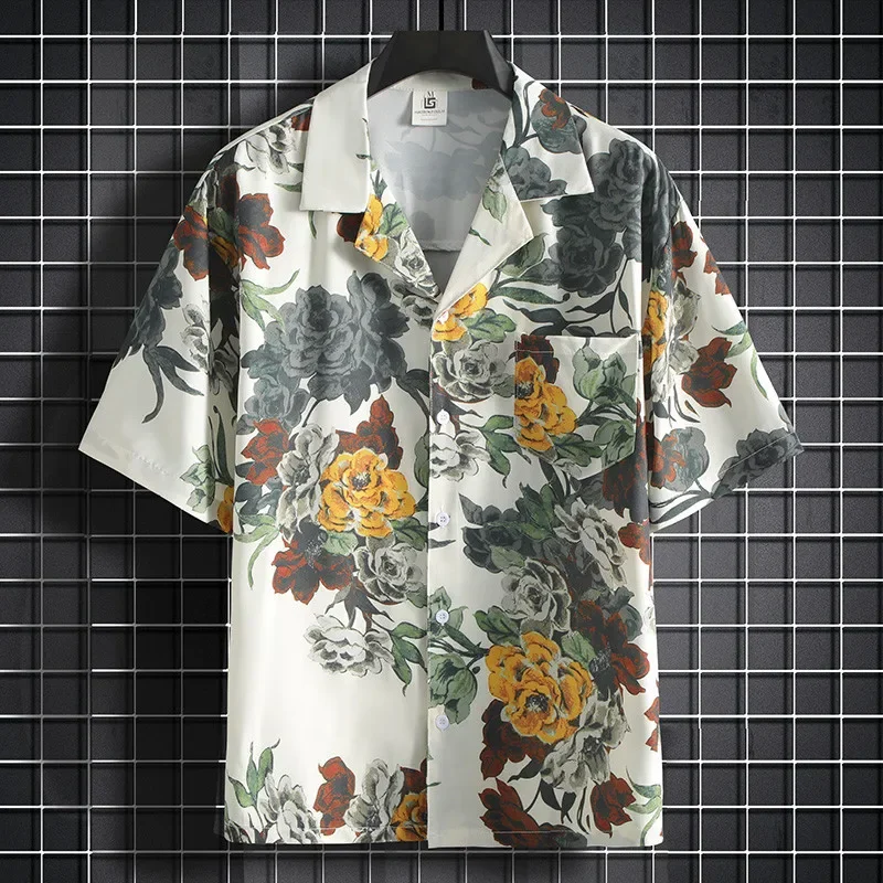 Bedrucktes Hemd, kurzärmeliges – Summer Clothing For A Beach Bewertung und Preis
