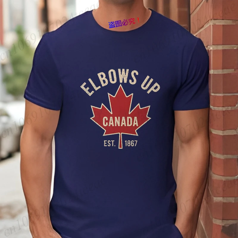 Elbows Up Canada T-Shirt für M – Summer Clothing Women Canada Bewertung und Preis