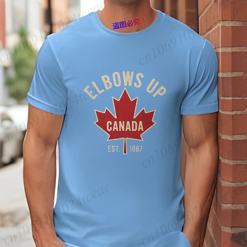 Elbows Up Canada T-Shirt für M – Summer Clothing Women Canada Bewertung und Preis