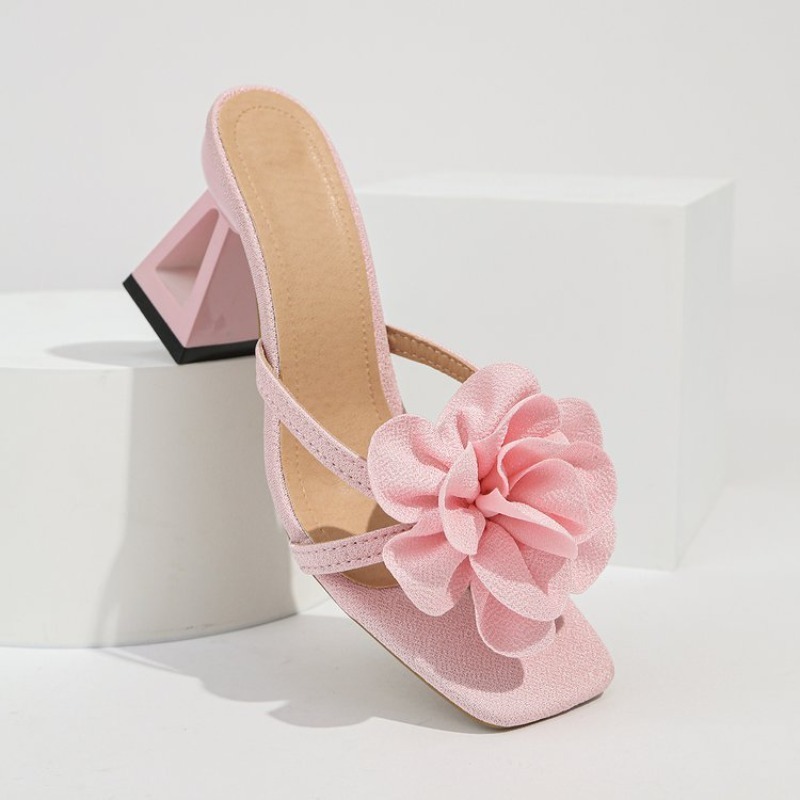 Damen-Sandalen mit 3D-Blumende – Summer Clothing Elegant Bewertung und Preis